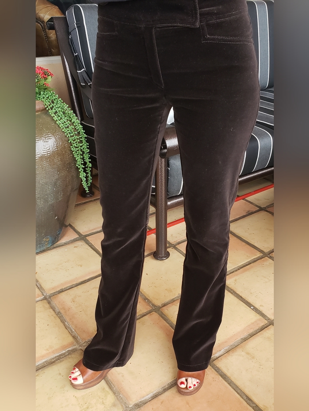 Escada Velvet Trouser Jeans Size 24